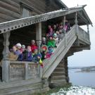  На   экскурсии в Успенской церкви.