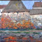 1250. Соловки. Картон, масло. 1970-е гг