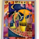 С.Макаршина."Натюрморт".Батик.1500,00 рублей.
