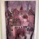 Т.Максимова."Зима в Москве."Батик. 1500,00 рублей. Продана.